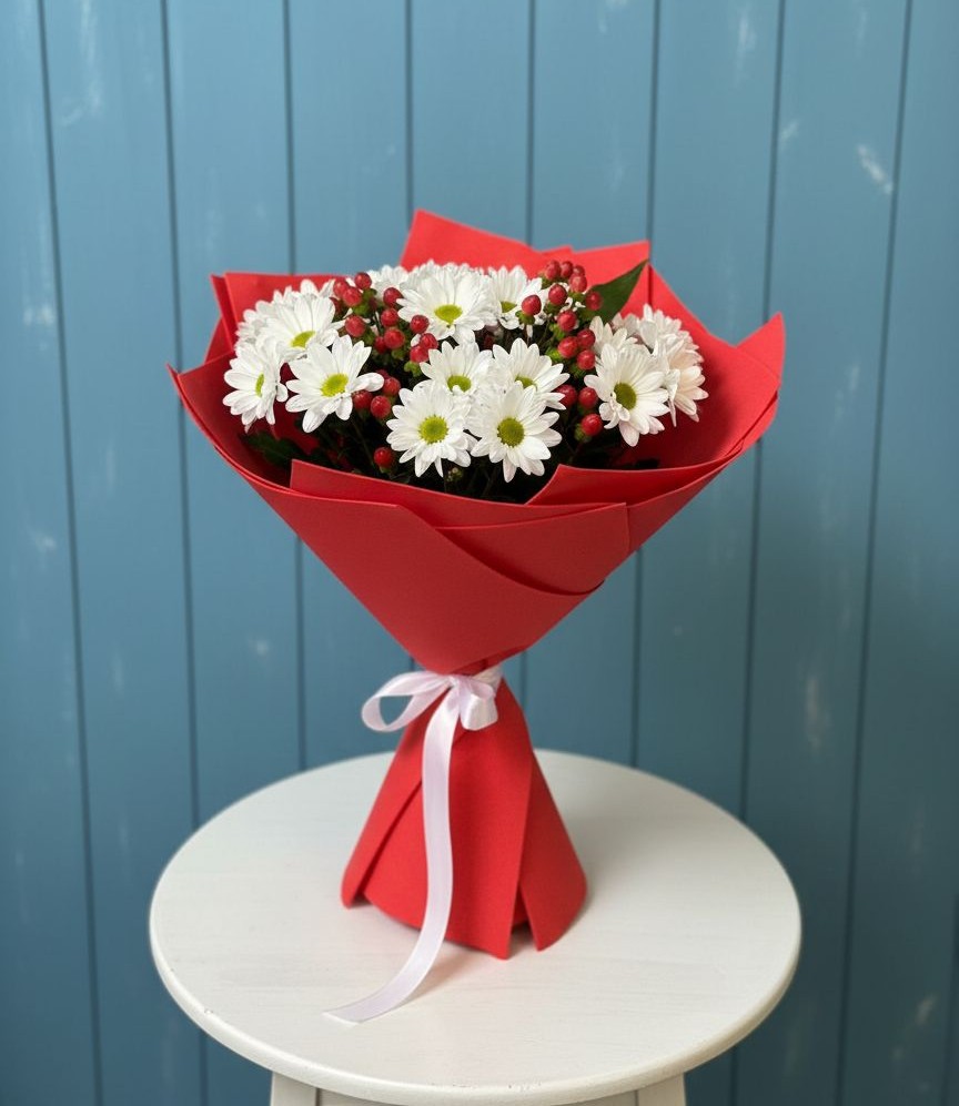 Букет цветов из: Хризантемы в Вольно-Донской