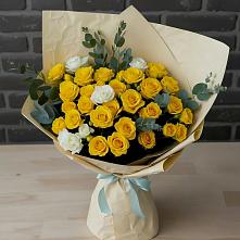 Букет цветов из:  Розы #REPLACE_PRED# Вольно-Донской