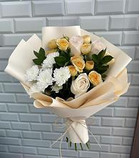 Букет цветов из:  Розы и Хризантемы в Вольно-Донской
