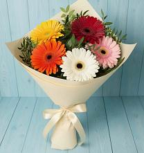 Букет цветов из:  Герберы в Вольно-Донской