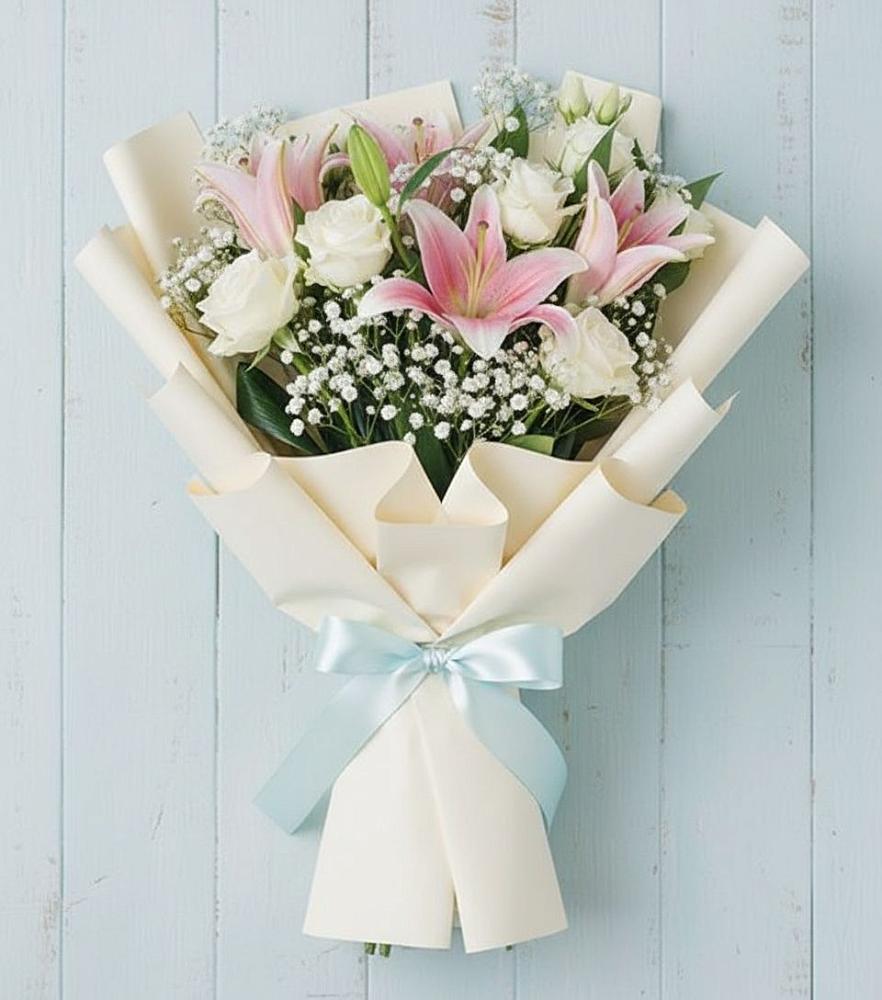 Букет цветов из: Лилии в Вольно-Донской