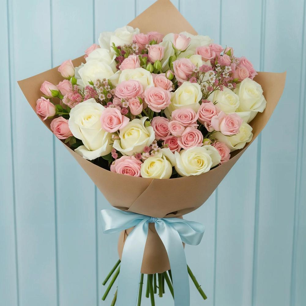 Букет цветов из: Розы в Вольно-Донской