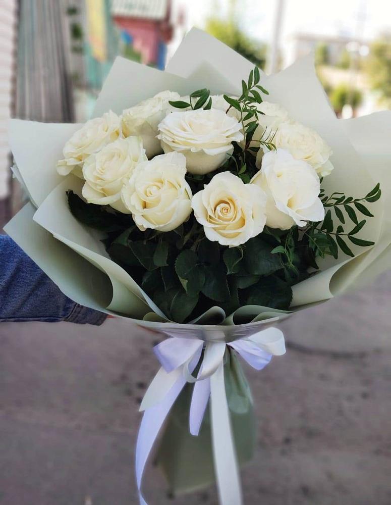 Букет Белые розы Проуд в Вольно-Донской