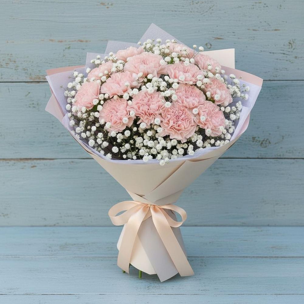 Букет цветов из: Гвоздики в Вольно-Донской