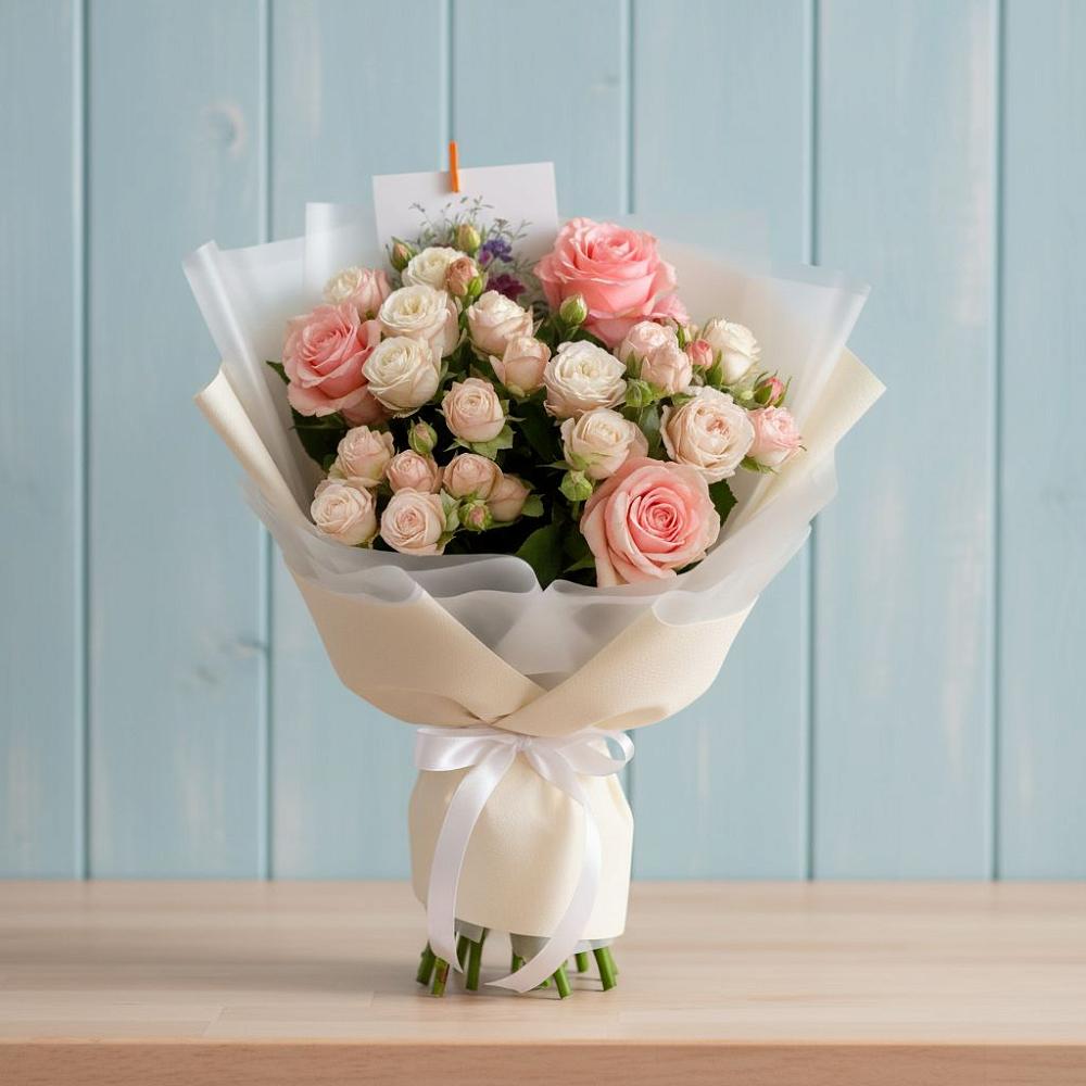 Букет цветов из: Розы в Вольно-Донской