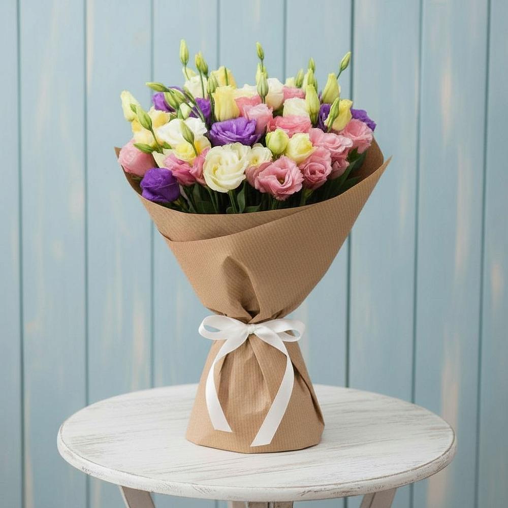 Букет цветов из: Лизиантусы в Вольно-Донской