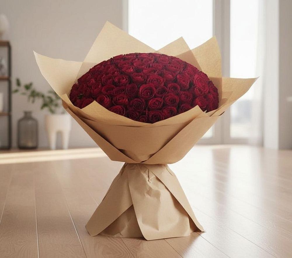 Букет 101 Красная роза в Вольно-Донской