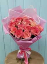 Букет 15 Розовых роз Равель в Вольно-Донской