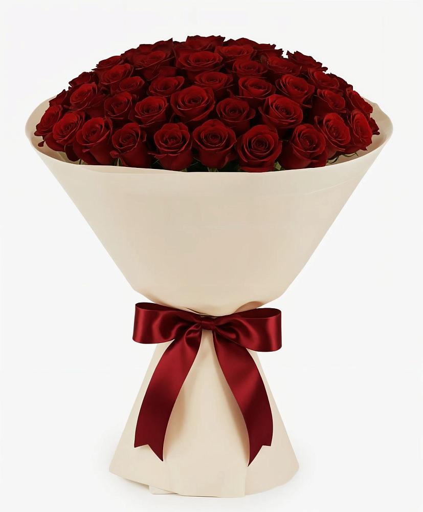 Букет 101 Бордовая роза Блэк Бакарра в Вольно-Донской