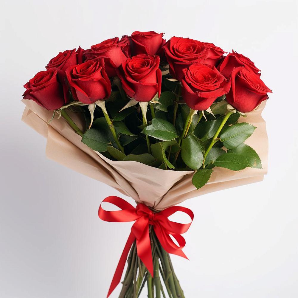Букет 11 Красных роз Эдлесс Лав в Вольно-Донской