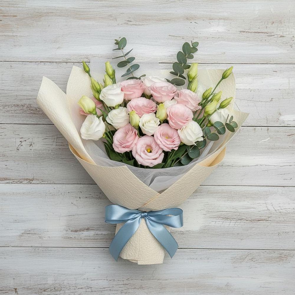 Букет цветов из: Лизиантусы в Вольно-Донской